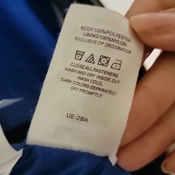 Tommy Hilfiger Light Zip Navy Blue Jacket - Picture 7 of 8